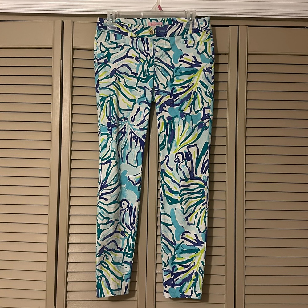Lilly Pulitzer Women’s Kelly Skinny Ankle Chino Pant size 0
